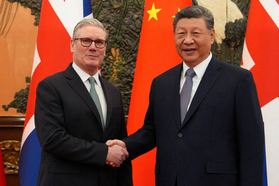 Britain's PM Keir Starmer visits China