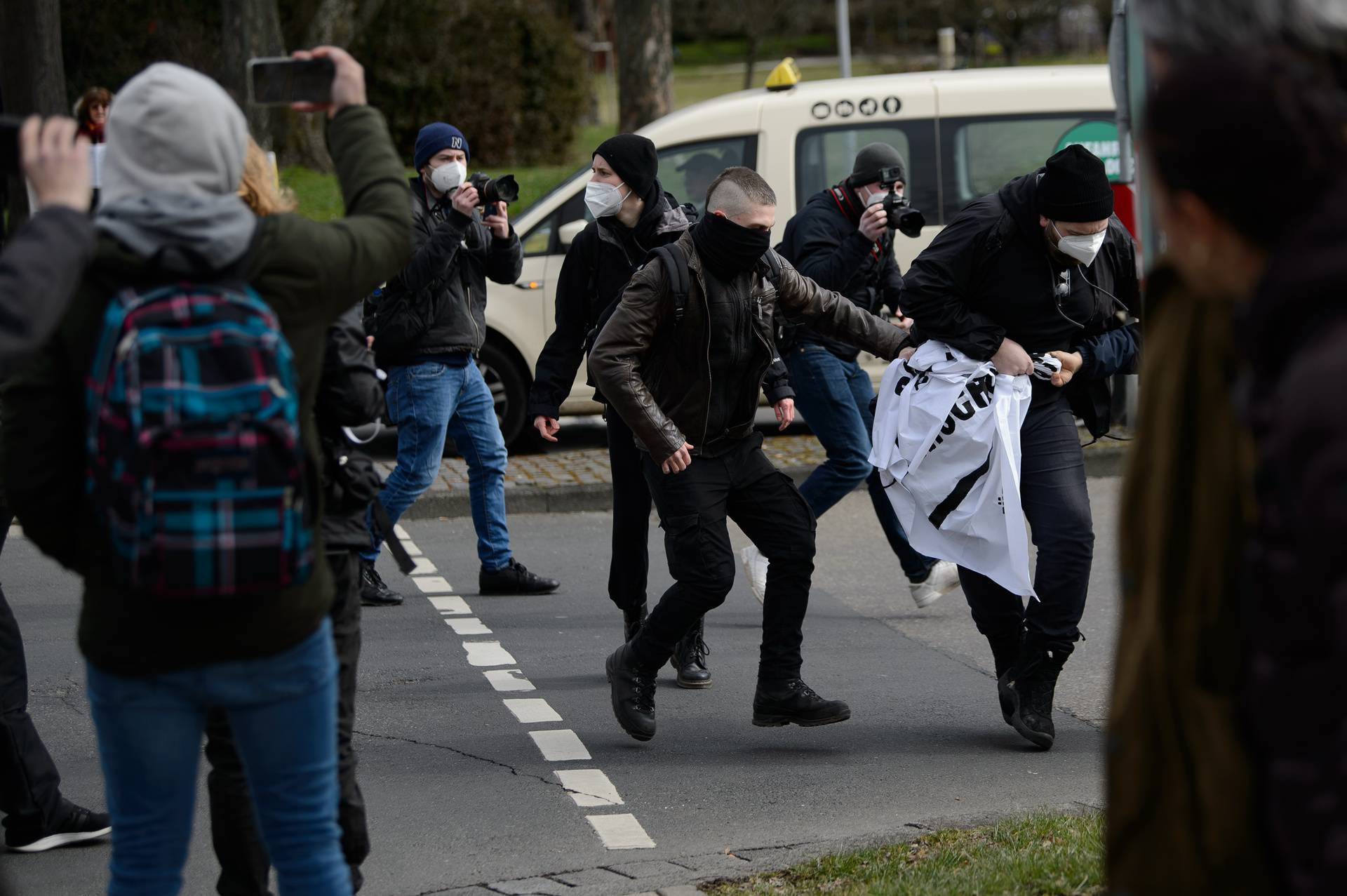 Demonstration against Corona restrictions - Kassel