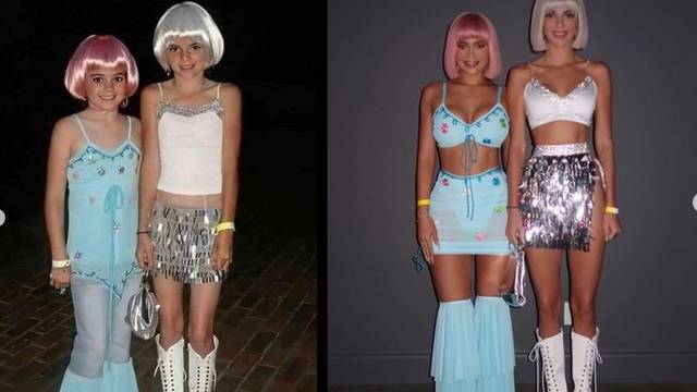 Kendall i Kylie redizajnirale su stare Halloween kostime - original su nosile kao djevojčice