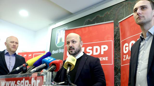 Zagreb: U sjediÅ¡tu GO SDP-a odrÅ¾ana je konferencija za medije