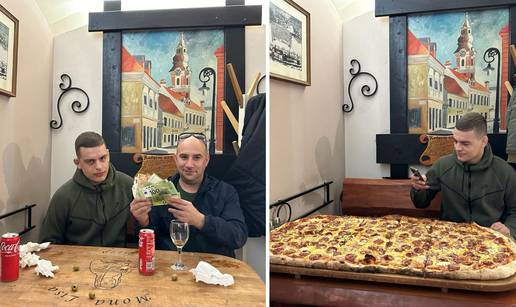 Pizzeria se hvali: Hrvatski MMA borac pojeo je pizzu od metra...