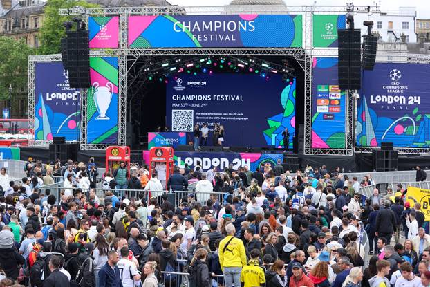 Atmosfera u Londonu uoči finala UEFA Lige prvaka između Real Madrida i Borussie Dortmund