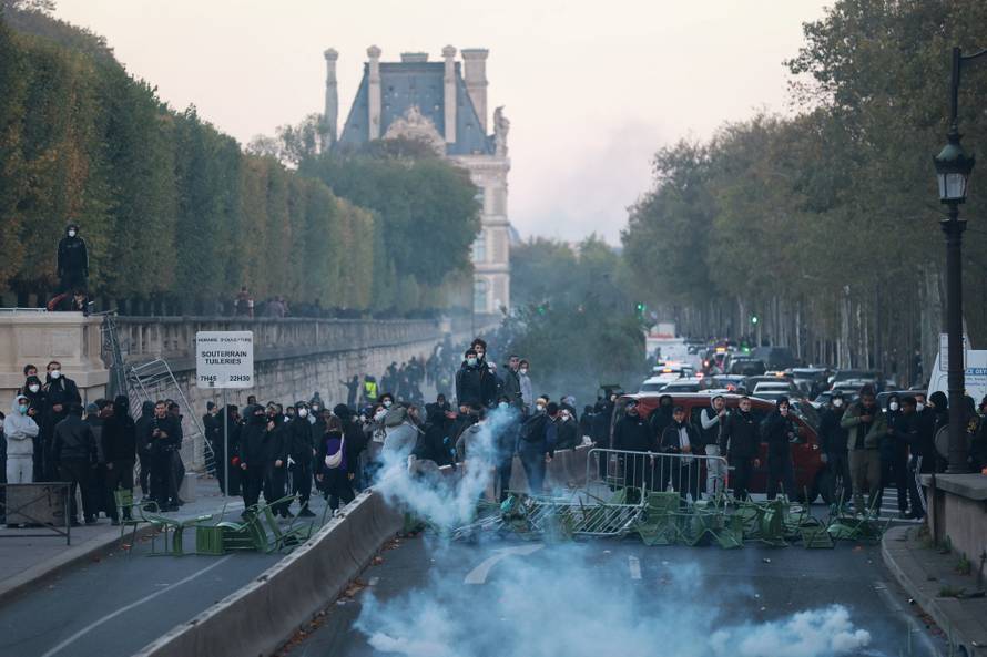 Nationwide protests in France against the cost of living