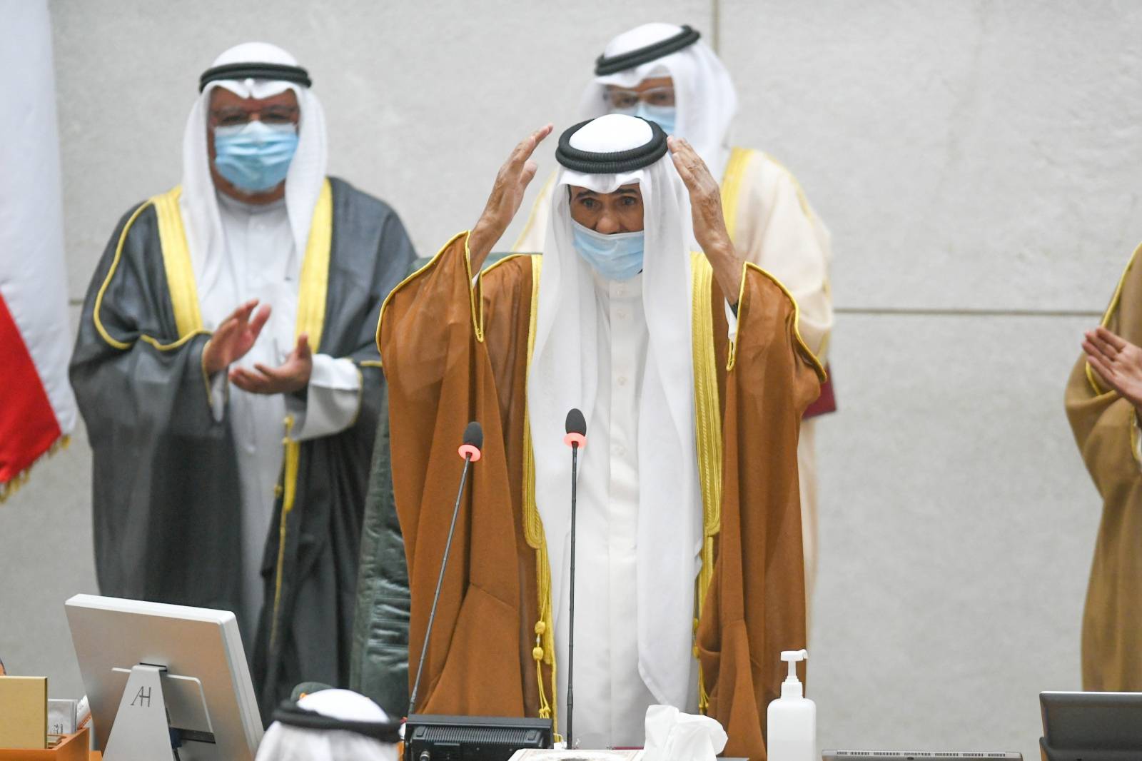 Kuwait's new Emir Nawwaf al-Ahmad al-Sabah takes the oath of office