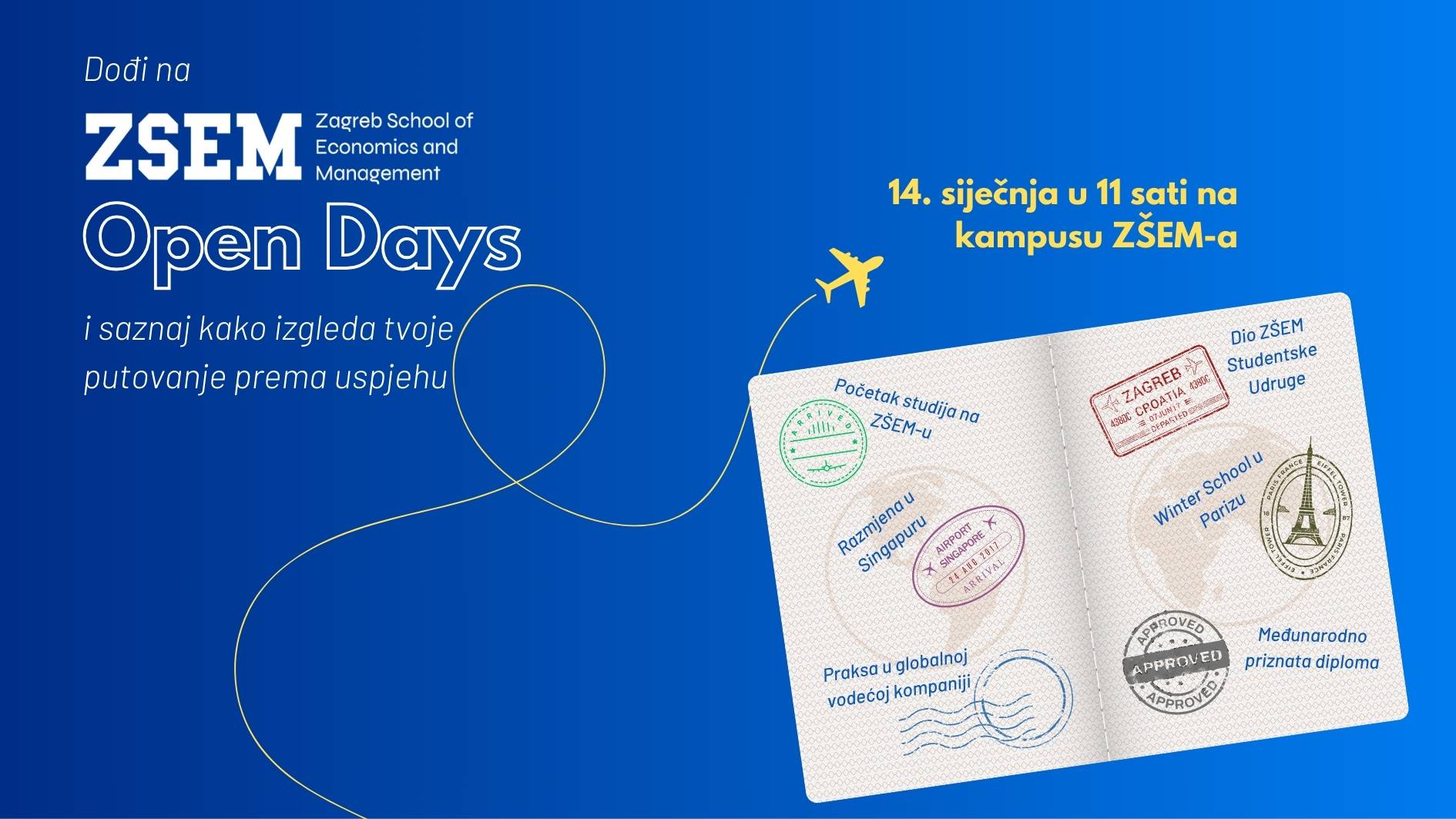 ZŠEM Open Days - Passport to Success! Prvi i jedini izbor nakon srednje škole!