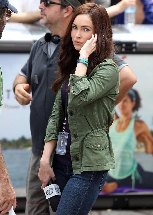NY: Megan Fox i Will Arnett na snimanju filma Teenage Mutant Ninja Turtles
