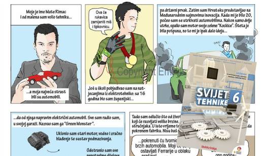 Sjajna ideja: Inovatori Rimac, Mrvoš, Gajšak postali su strip junaci u udžbeniku iz Tehničkog