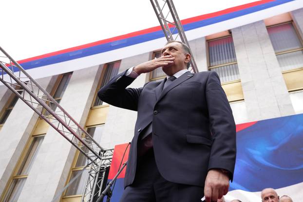 Banja Luka: Skup podrške Miloradu Dodiku nakon izricanja presude