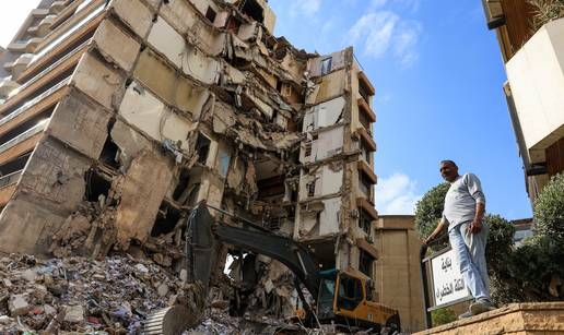 FOTO O&Ccaron;AJ U LIBANONU Izrael nastavlja  s udarima: Ru&scaron;evine posvuda, eksplozije ne staju...