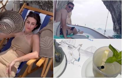 Helena Livaković se prisjetila odmora u Italiji s Dominikom: Pili koktele i sunčali se na brodu