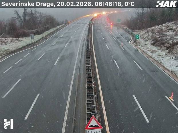 FOTO Snijeg pada u Gorskom kotaru, Lici i na sjeveru. Nema pravca do Rijeke za šlepere