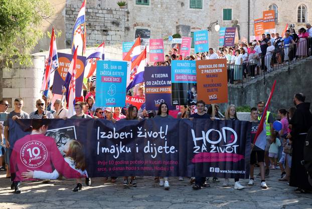 Prvi put u Šibeniku održan Hod za život