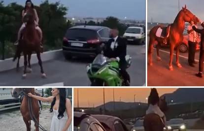 VIDEO Vjenčanje u Solinu: 'On je vozio motor, a ona jahala konja. Hari je sve začinio i oduševio...'