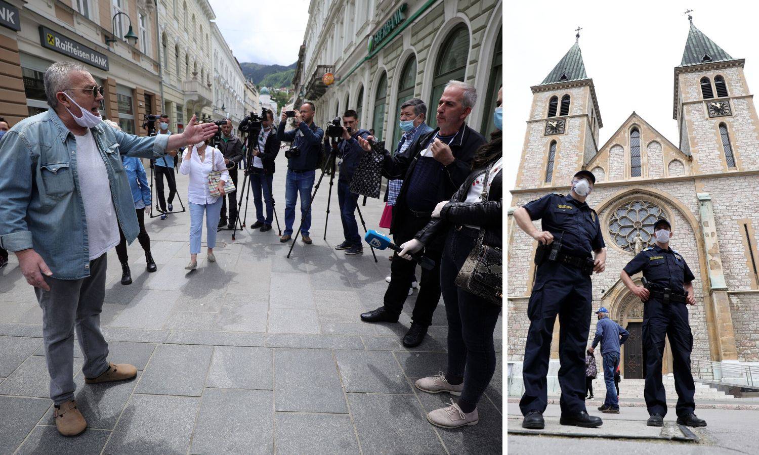 Prosvjed zbog mise za Bleiburg koja bi trebala biti u Sarajevu