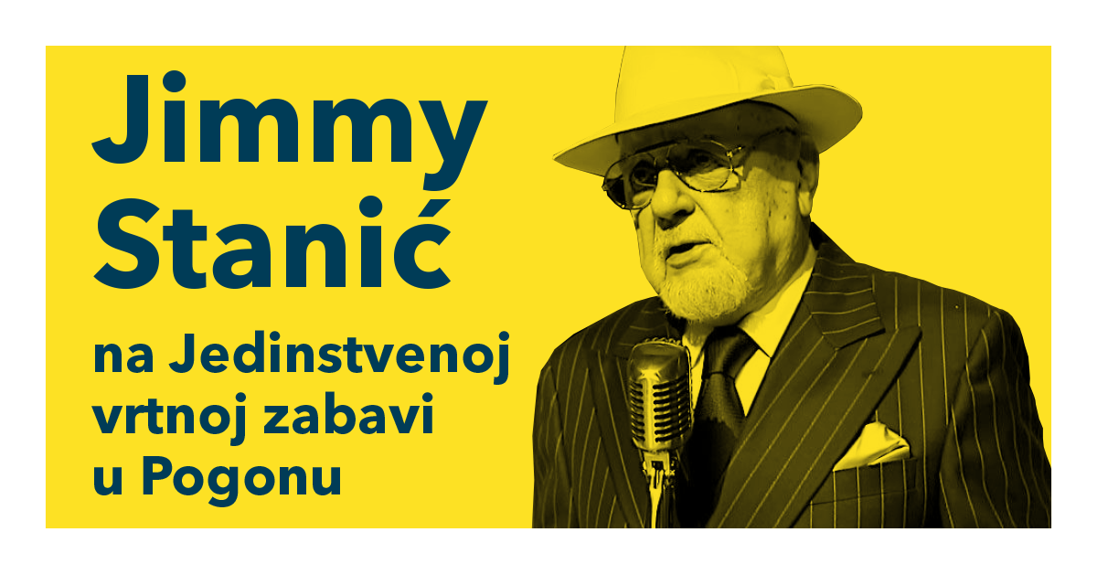 Koncert Jimmyja Stanića u dvorištu Pogona Jedinstvo