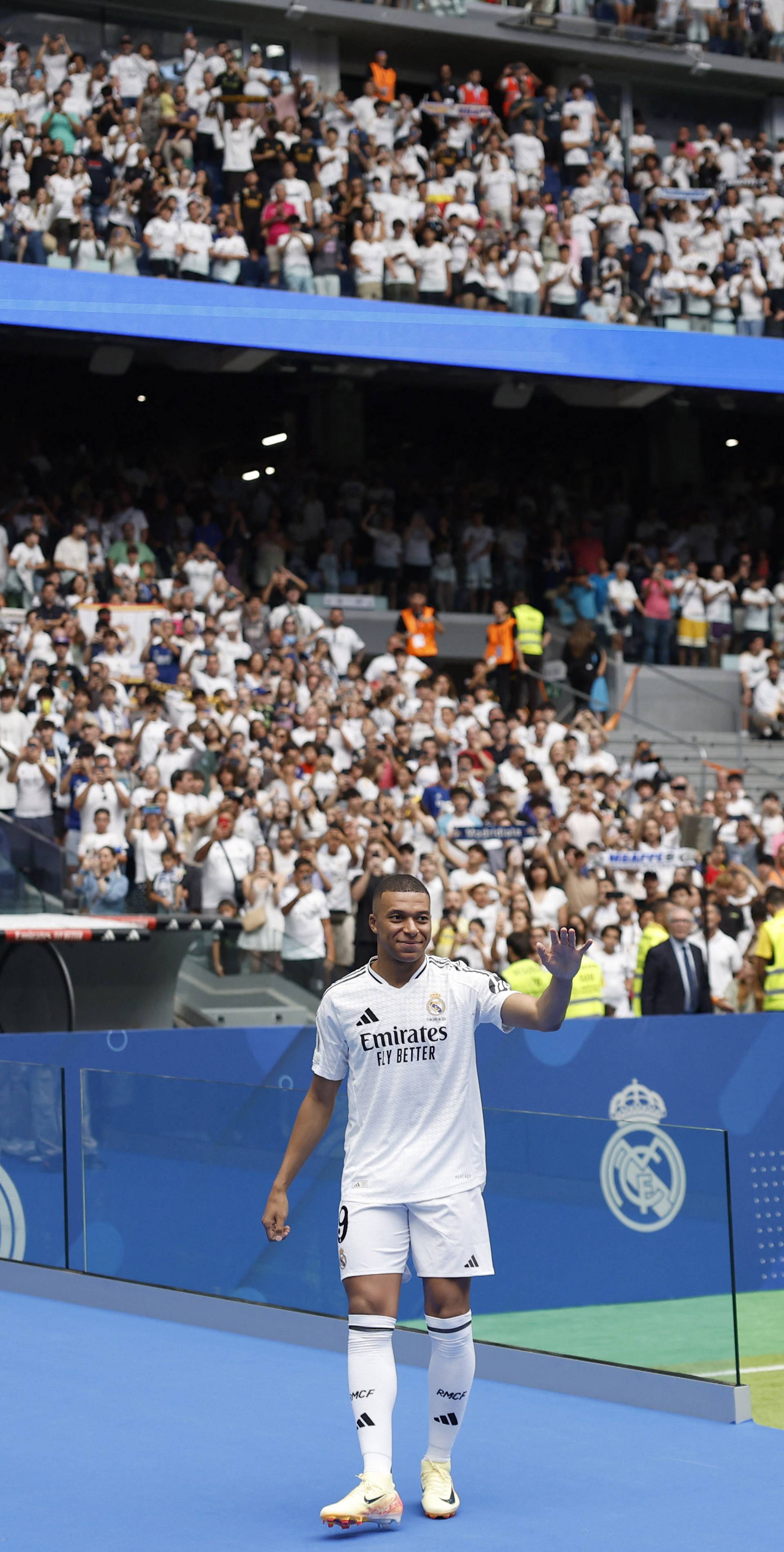 Real Madrid unveil Kylian Mbappe