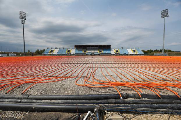 Radovi na Gradskom stadionu u Velikoj Gorici