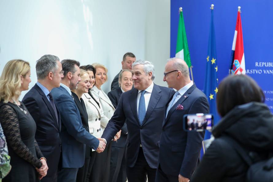 Zagreb: Susret ministara vanjskih poslova Hrvatske i Italije