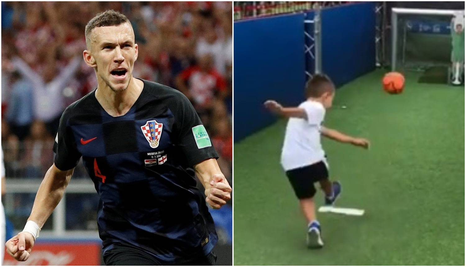 Perišićev sin (5) je hit: 'Ćaćino dite, samo prečke i stative...'