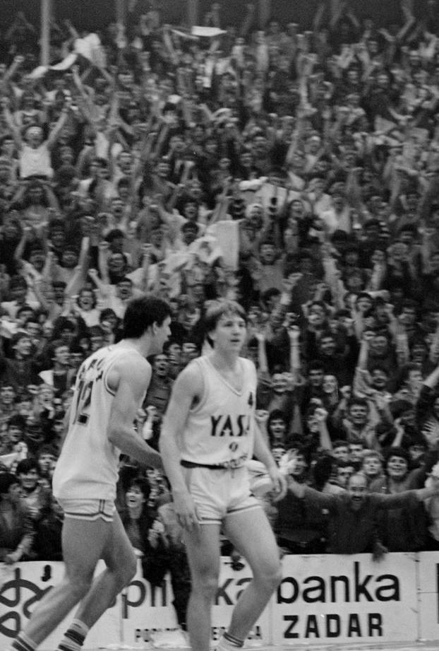 Druga utakmica finala play-offa Prvenstva Jugoslavije 1986. godine, KK Cibona - KK Zadar