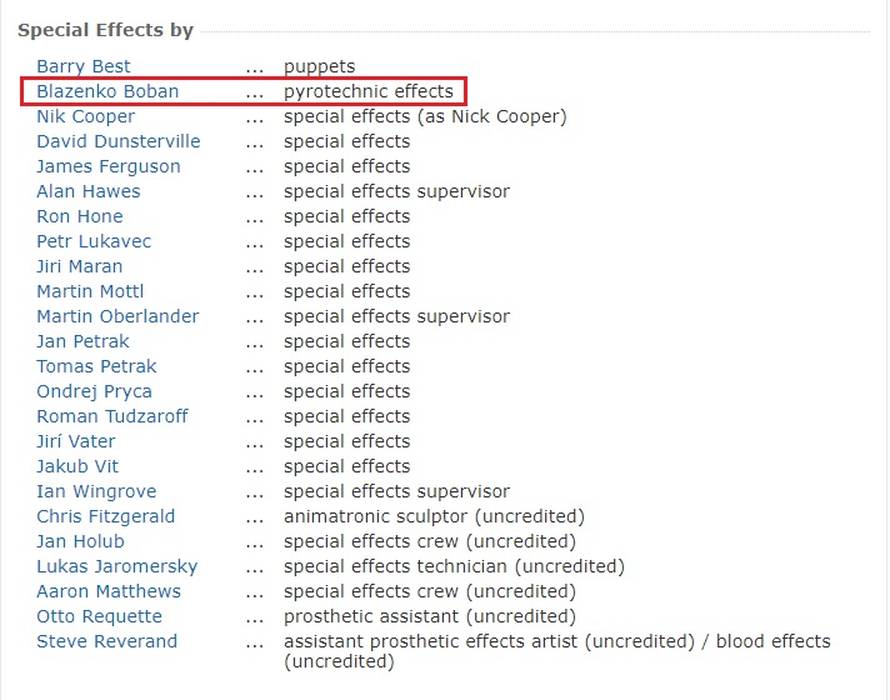 Župan Boban osvanuo na IMDB-u kao zaslužni stručnjak za pirotehniku i efekte u Omenu