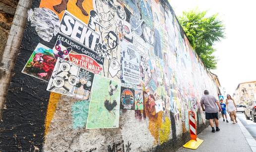 FOTO Novi mural od 20 metara ukrasio zid u centru Zagreba