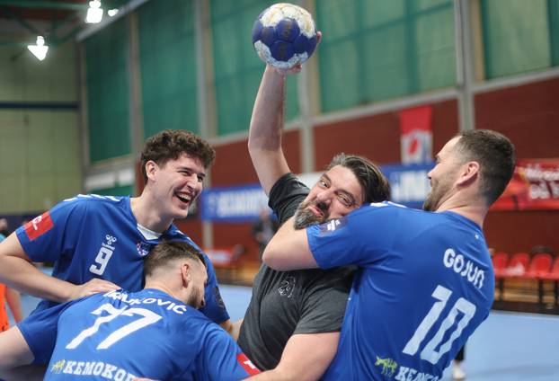 Zagreb: Glumačka postava BOK festa na treningu s RK Zagrebom