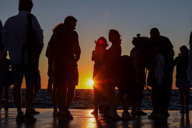 Zadar: Smiraj dana i zalazak sunca