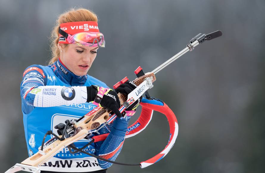 Women's relay at the Biathlon World Cup in Ruhpolding