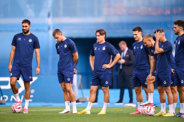 Zagreb: Trening igrača Dinama 