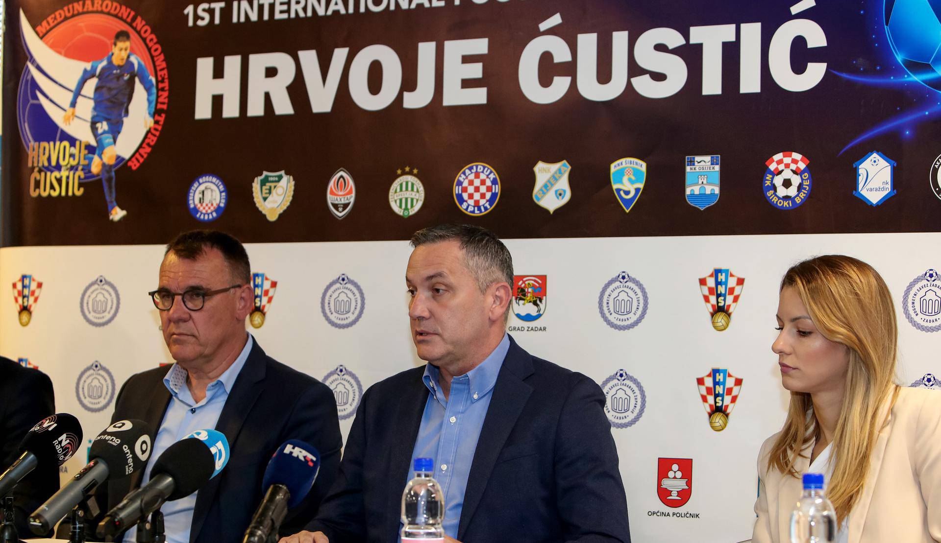Zadar: Konferencija za medije uoči početka prvog Međunarodnog nogometnog turnira Hrvoje Ćustić
