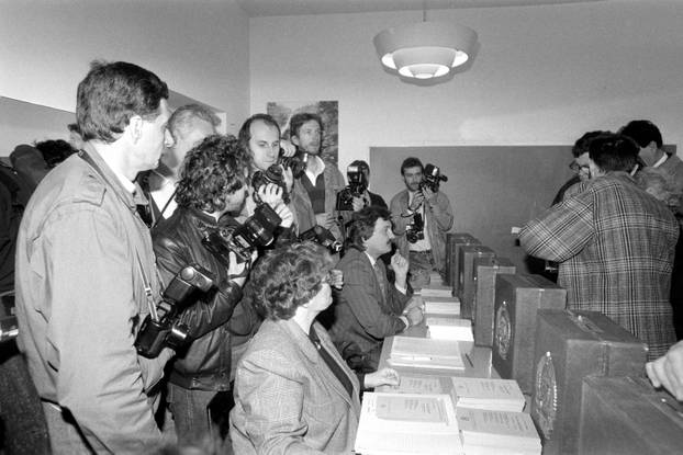Prvi krug poslijeratnih višestranačkih izbora u Hrvatskoj, 22.4.1990.