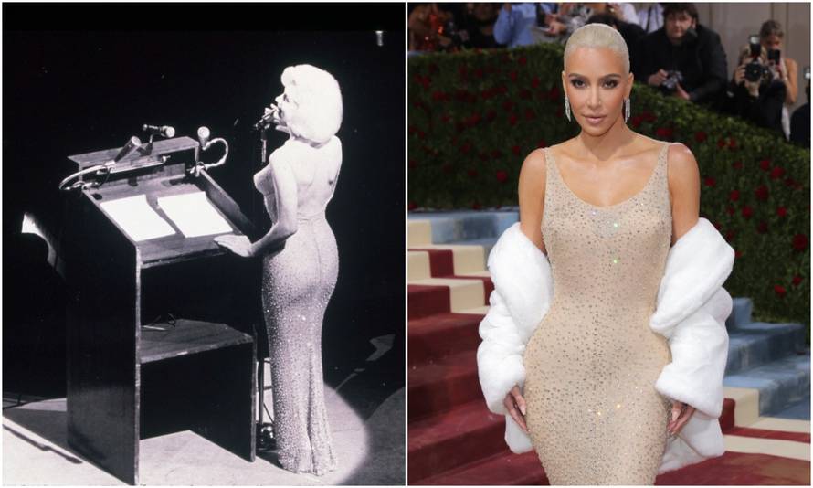 Kim stigla na Met Galu u kultnoj Marilynkinoj haljini: 'Smršavila sam 7 kila da bih stala u nju'