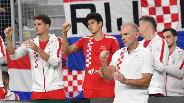 Varaždin: Davis Cup, meč Duje Ajduković - Joris De Loore