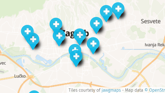 Pogledajte kartu: Evo na kojih 12 lokacija u Zagrebu možete dobiti rezultat testa u 15 minuta