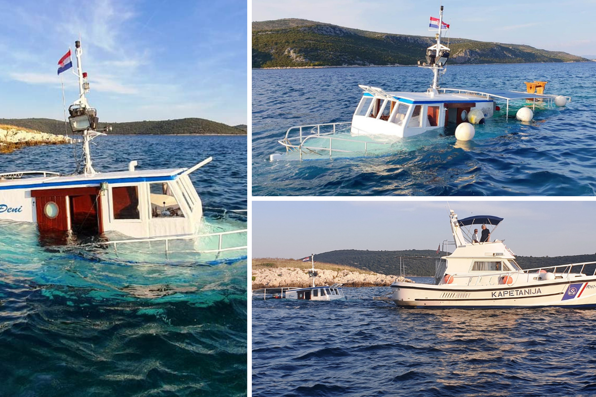 Potonuo brod kod Drvenika: 18 putnika su spasili neozlijeđene