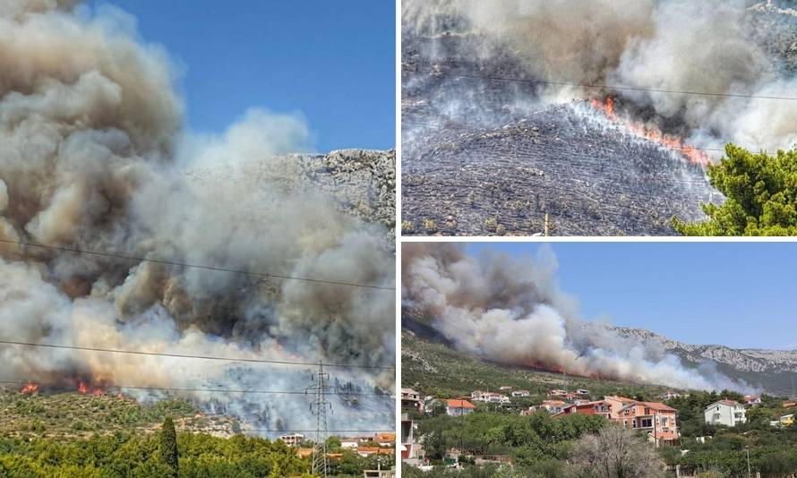 Četiri kanadera gase požar na Kozjaku: 'Gadno je, ovo ćemo gasiti sigurno dva dana...'