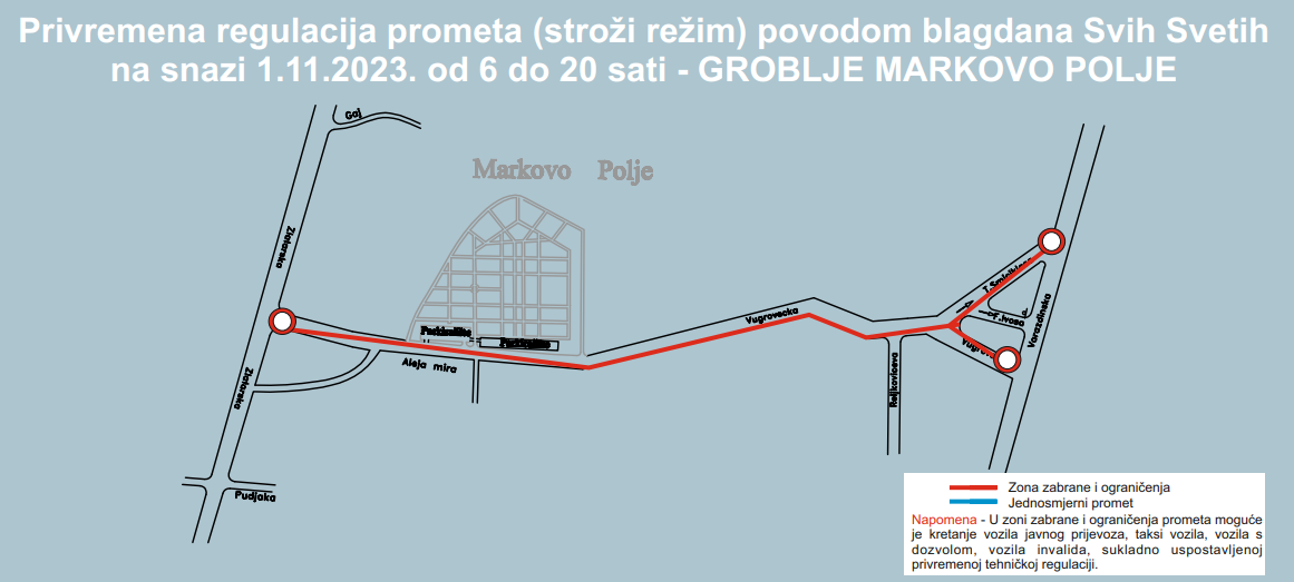 Blagdanski režim prometa u Zagrebu kreće već od četvrtka: Pogledajte karte s regulacijom