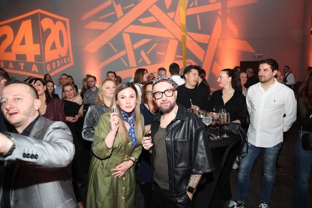 Zagreb: Atmosfera na proslavi 20. rođendana 24sata