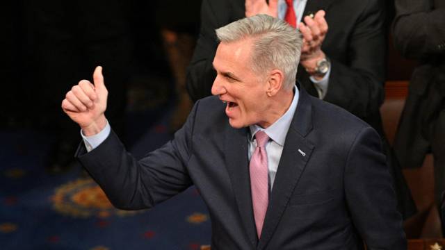 Kevin McCarthy is elected next Speaker of the U.S. House of Representatives at the U.S. Capitol in Washington