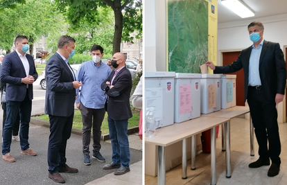 Premijer Andrej Plenković stigao je glasati na Črnomerec: 'Nadam se velikom odazivu'