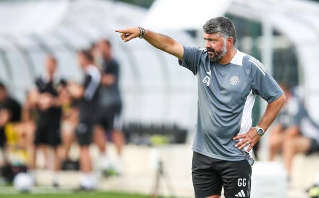 Radomlje: Pripremna nogometna utakmica između Kalcer Radomlje i HNK Hajduk