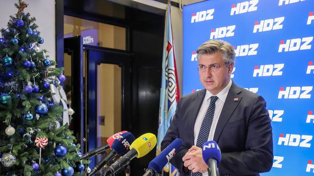 Zagreb: Održana sjednica šireg Predsjedništva HDZ-a