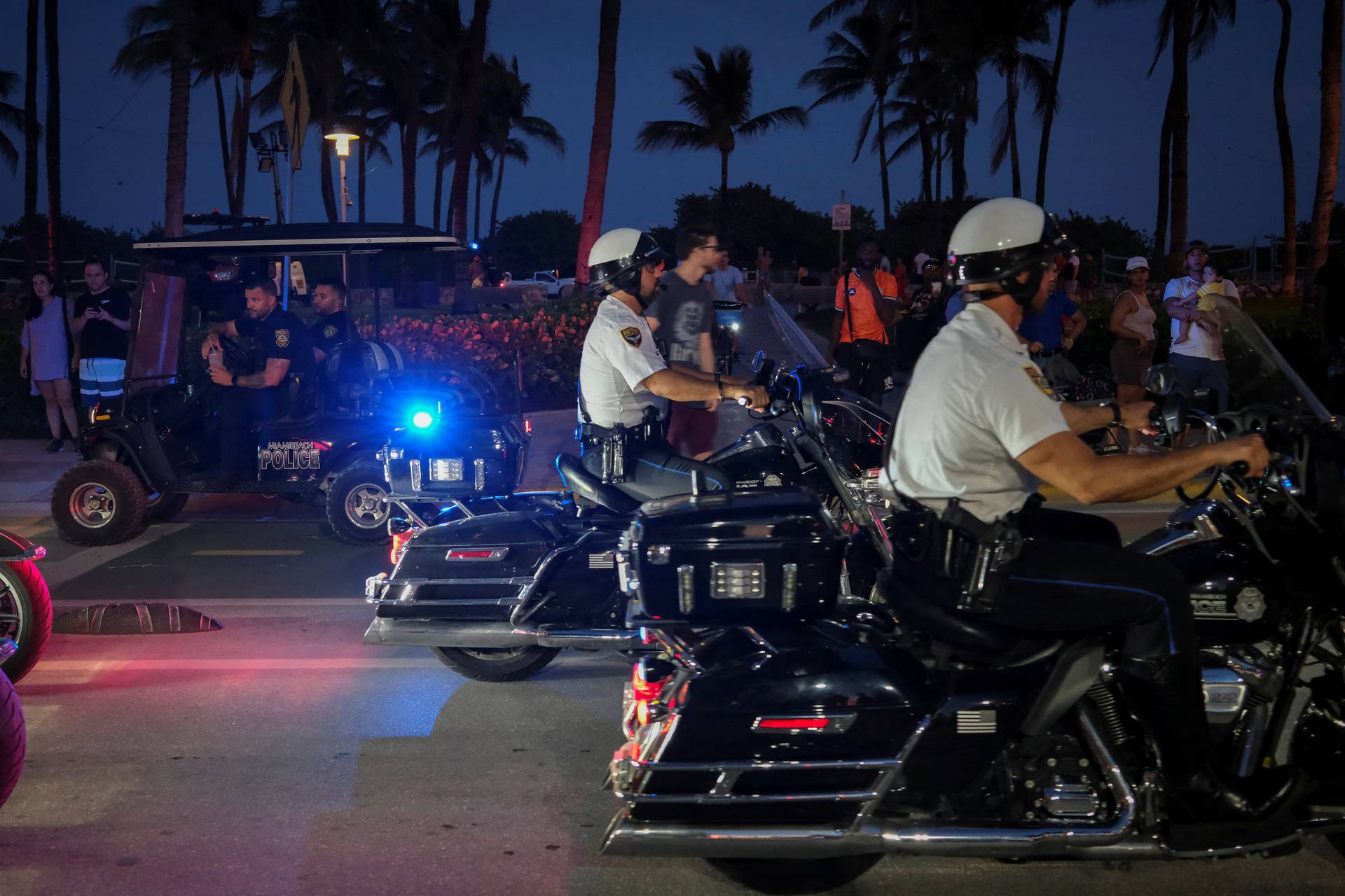 Authorities enforce rules to curb the chaos and violence during spring break in Miami Beach