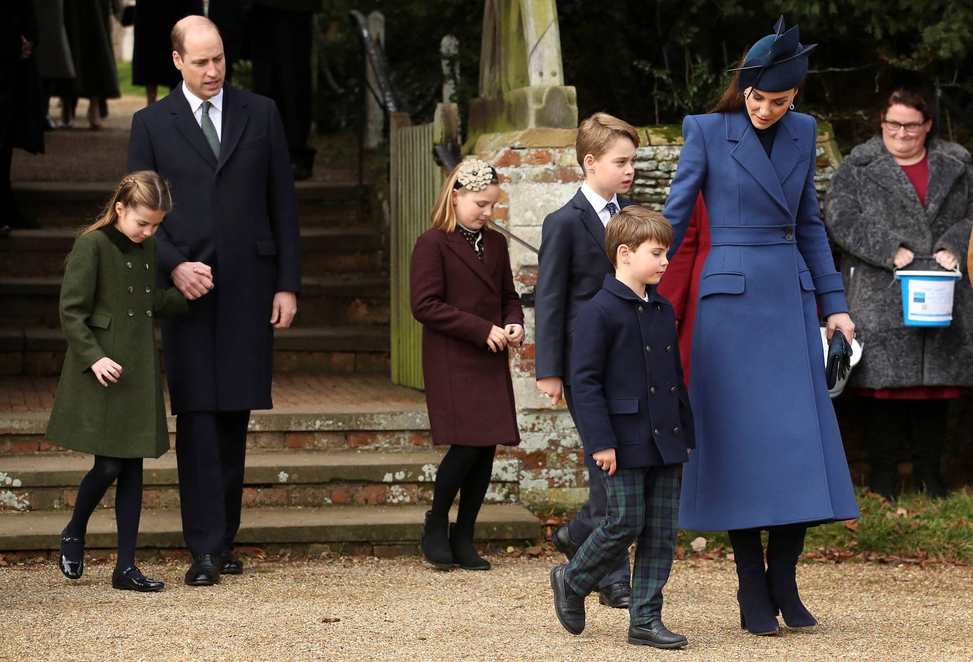 Royal Family's Christmas Day service at the Sandringham estate