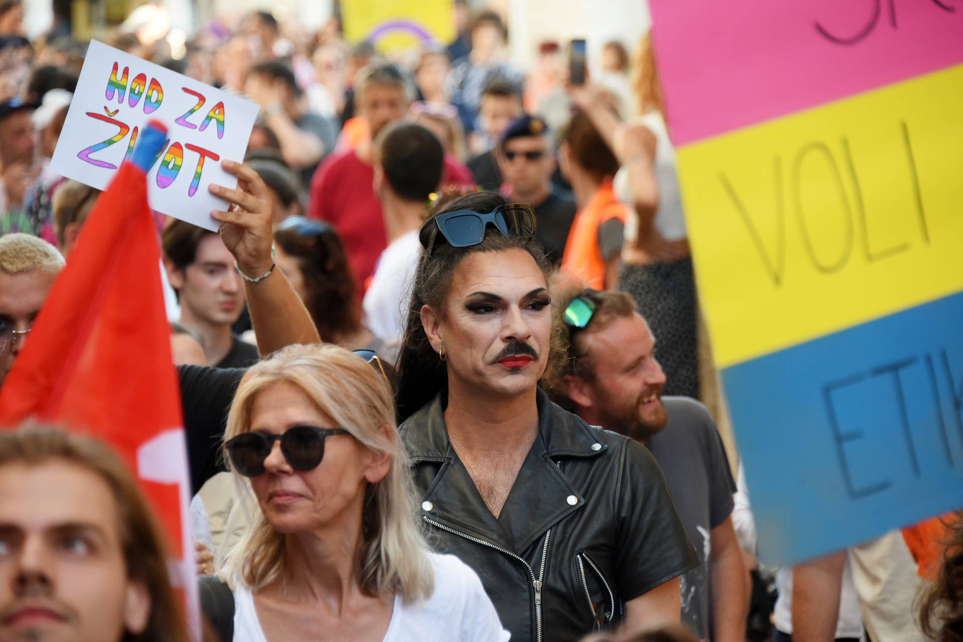 22.06.2024., Pula: Prvi pulski Pride prosao u miru i toleranciji.