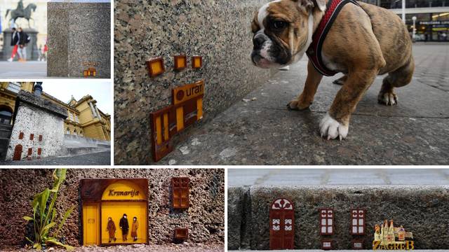 VIDEO Pogledaj dolje i vidjet ćeš 'Mali Zagreb': Umjetnik ukrasio ulice fantastičnim minijaturama