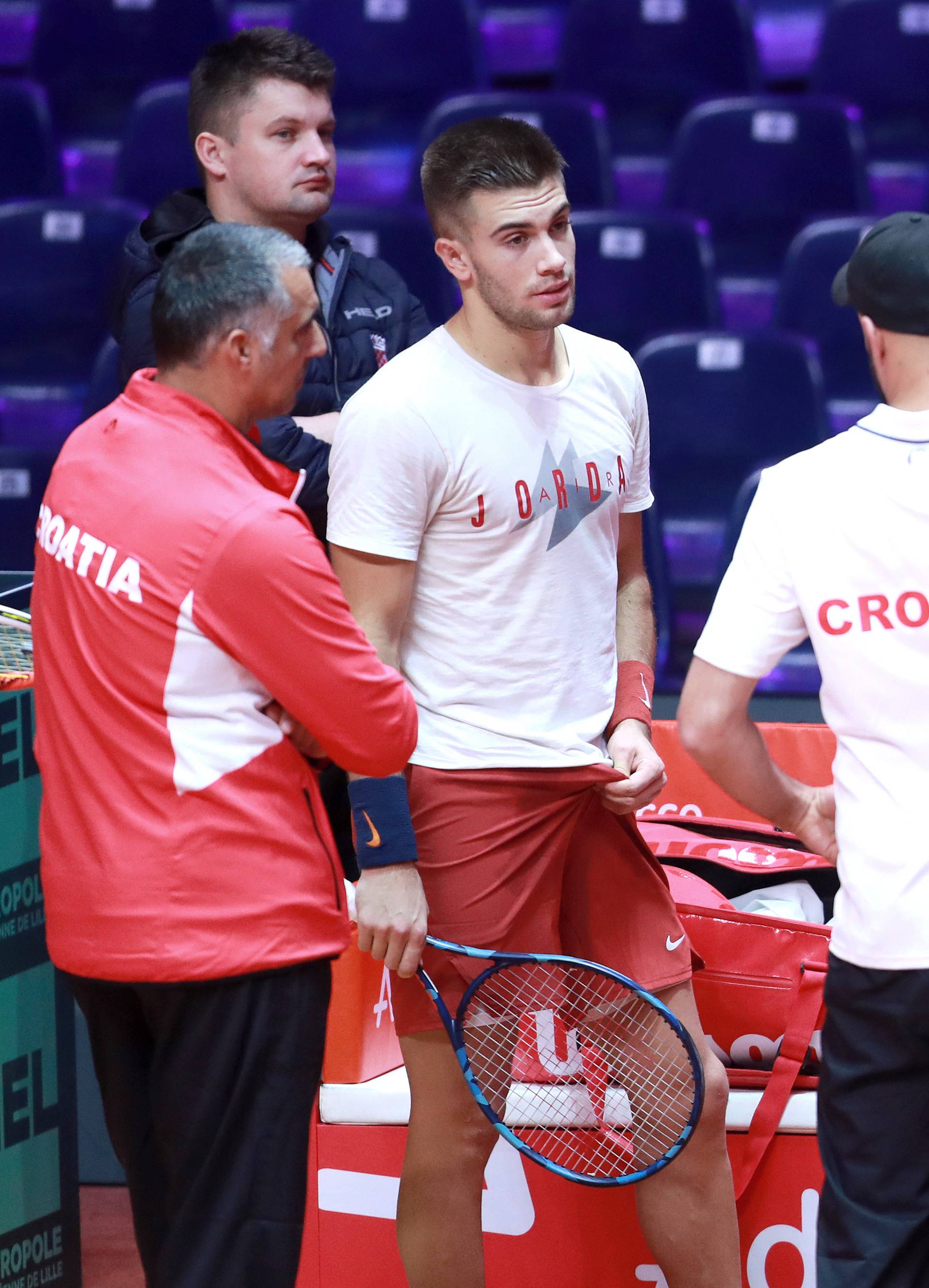 Posljednje pripreme za finale: Čilić i ekipa odradili trening...