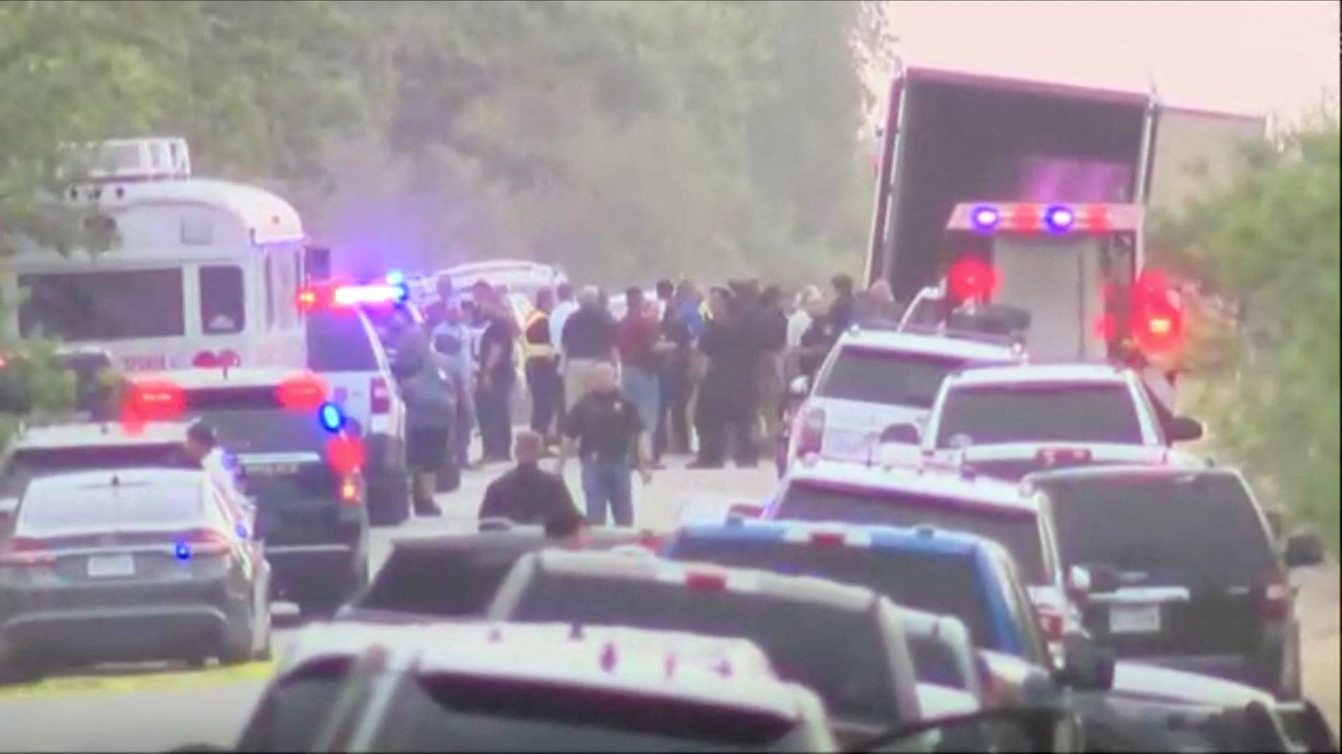 People found dead inside a trailer truck in San Antonio