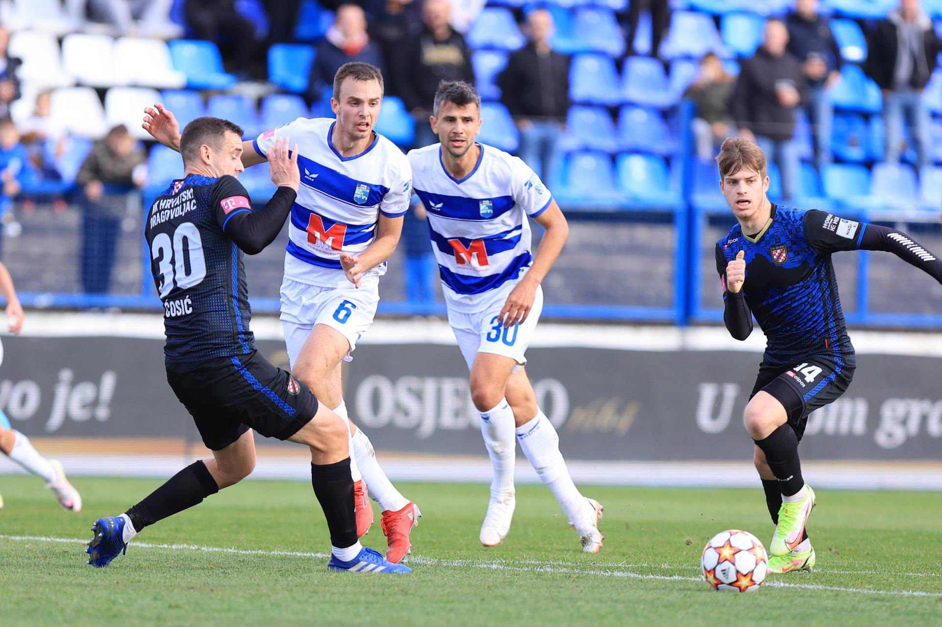 U 13. kolu HNL-a sastali su se NK Osijek i NK Hrvatski dragovoljac